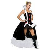 Enchanting Queen Of Hearts Halloween Costume - INSWEAR
